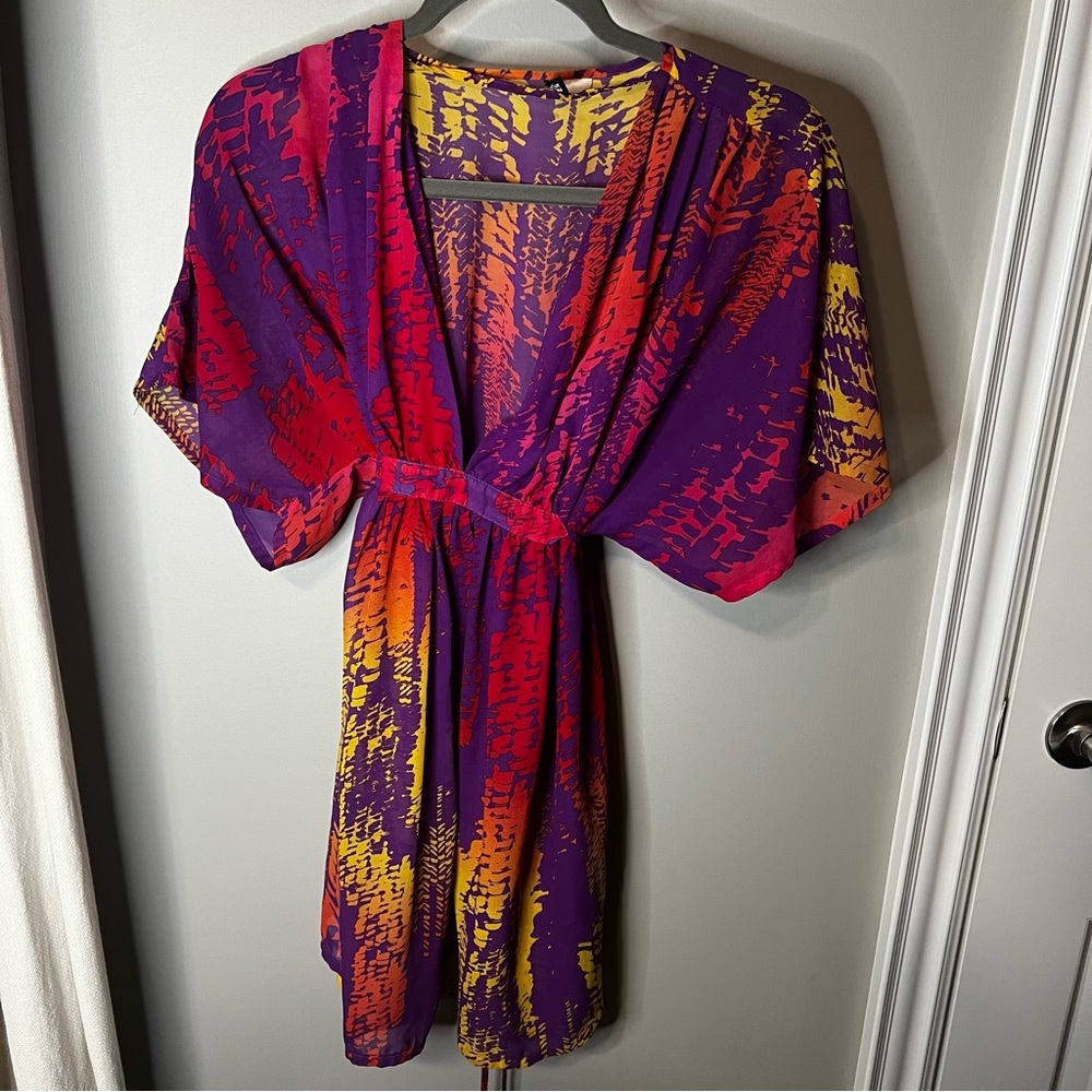 Divided swim cover up